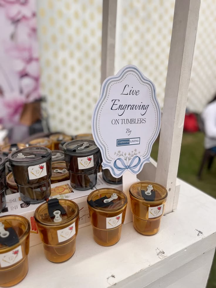 Live Custom Engraving on Tumblers Booth Pushkar Rajasthan